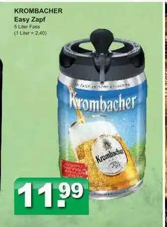 Getränkeparadies Gefromm Krombacher easy zapf Angebot