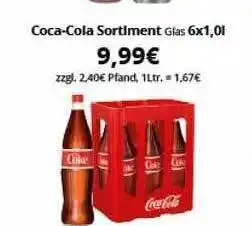 Sagasser Coca-cola sortiment glas Angebot