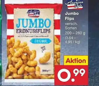 Netto Marken-Discount American style jumbo flips Angebot