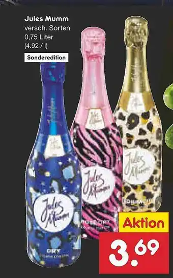 Netto Marken-Discount Jules mumm Angebot