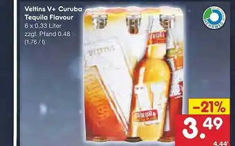 Netto Marken-Discount Veltins v+ curuba tequila flavour Angebot