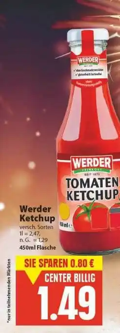 E-Center Werder ketchup Angebot