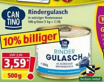 Norma Can tino rindergulasch Angebot