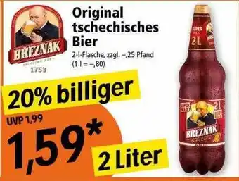 Norma Breznak original tschechisches bier Angebot