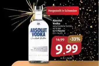 Markant Markt Absolut vodka Angebot