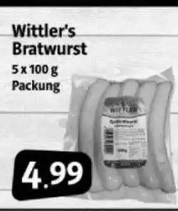 Markant Markt Wittler's bratwurst Angebot