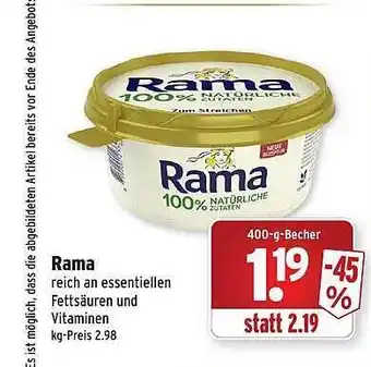 Wasgau Rama Angebot