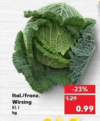 Kaufland Ital./franz Wirsing Angebot