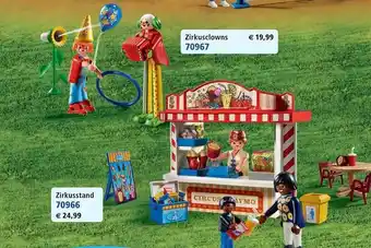 Playmobil Zirkusclowns oder zirkusstand Angebot