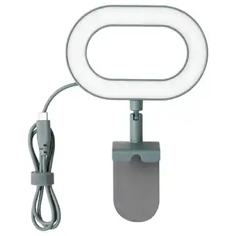 IKEA Stänkregn led-ringleuchte dimmbar/türkis Angebot