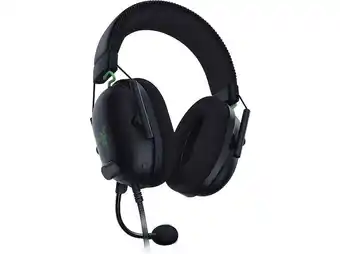 Saturn Razer blackshark v2 + usb soundkarte, over-ear gaming headset schwarz/grün Angebot