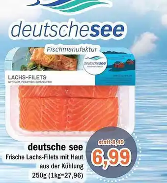 Aktiv Irma Deutsche see frische lachs-filets mit haut Angebot