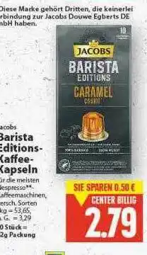 E-Center Jacobs barista editions-kaffee-kapseln Angebot