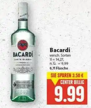 E-Center Bacardi Angebot