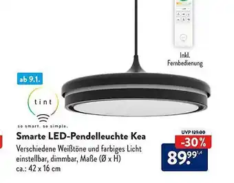 Aldi Süd Smarte ledpendelleuchte kea Angebot