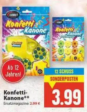 E-Center Konfetti-kanone comet Angebot