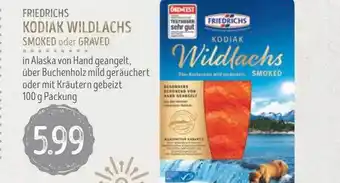 Edeka Struve Friedrichs kodiak wildlachs smoked oder graved Angebot