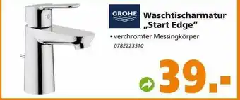 Globus Baumarkt Waschtischarmatur start edge Angebot