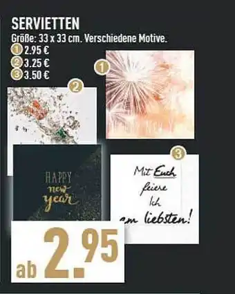 Marktkauf Servietten Angebot