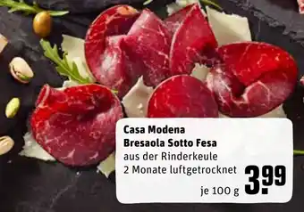 REWE Casa Modena Bresaola Sotto Fesa 100g Angebot