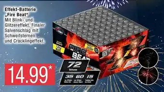 Marktkauf Comet effekt-batterie „fire beat“ Angebot