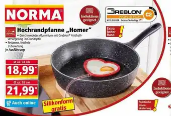 Norma Casa royale hochrandpfanne „homer“ Angebot