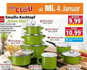 Norma Casa royale emaille-kochtopf „green star“ Angebot