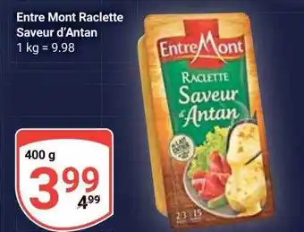 Globus Entre mont raclette saveur d'antan Angebot