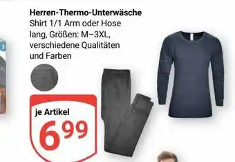 Globus Herren-thermo-unterwäsche Angebot