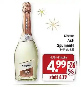 Wasgau Cinzano asti spumante Angebot