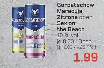 akzenta Gorbatschow maracuja, zitrone oder sex on the beach Angebot