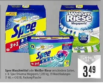 Marktkauf Spee waschmittel oder weißer riese Angebot