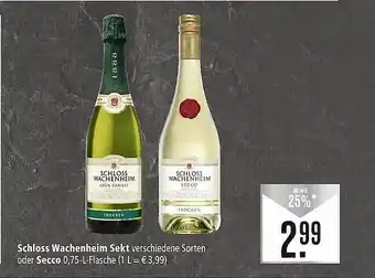 Marktkauf Schloss wachenheim sekt oder secco Angebot