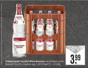 Marktkauf Schwarzwald-sprudel mineralwasser Angebot