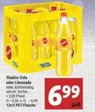 Marktkauf Sinalco cola oder limonade Angebot