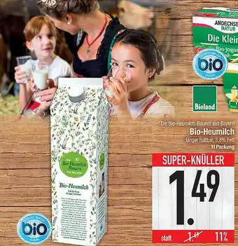 E-Center Bio-Heumilch Angebot