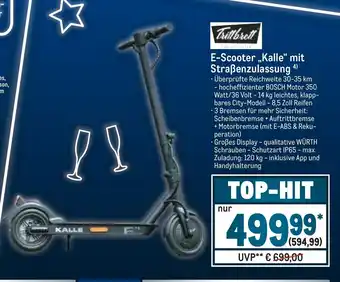 METRO Trittbrett E-Scooter Kalle mit Strassenzulassung Angebot