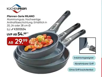 Galeria KuchenProfi Pfannen-Serie Milano Angebot