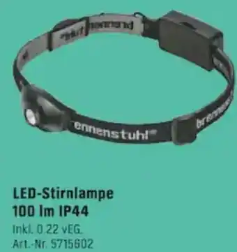 OBI Brennenstuhl LED Stirnlampe 100 lm IP44 Angebot