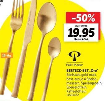 SCONTO Peill+Putzler Besteck Set Oro Angebot