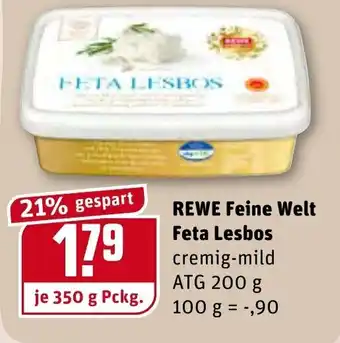 REWE Rewe Feine Welt Feta Lesbos 350g Angebot
