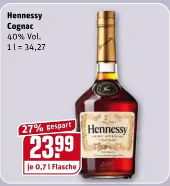 REWE Hennessy Cognac 0,7L Angebot