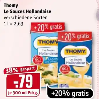 REWE Thomy Le Sauces Hollandaise 300ml Angebot