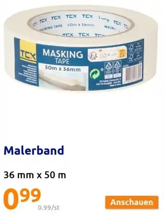 Action Malerband 36 mm x 50 m Angebot