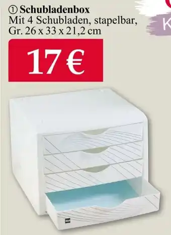 Woolworth Schubladenbox Angebot