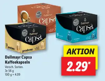 Lidl Dallmayr Capsa Kaffeekapseln 56g Angebot