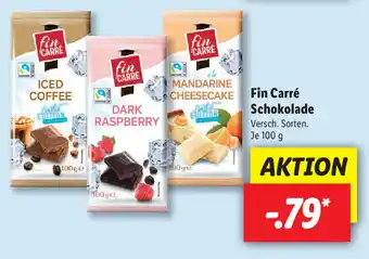 Lidl Fin Carré Schokolade 100g Angebot