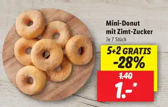 Lidl Mini Donut mit Zimt Zucker Angebot