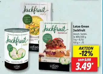 Lidl Lotao Green Jackfruit 400/200g Angebot