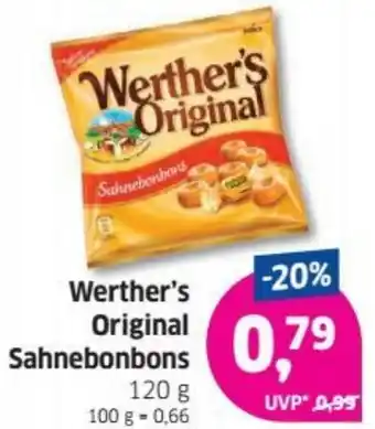 Budni Werther's Original Sahnebonbons 120g Angebot